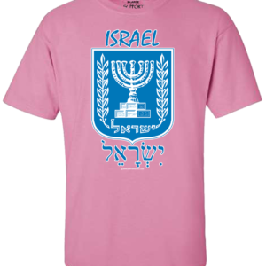 Israel Emblem English And Hebrew T-Shirt